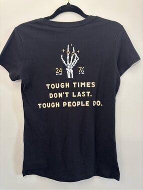 Tough Times Don't Last Graphic Tee - Black